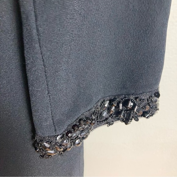 NWT La Perla Classic Black cocktail Dress tailored beaded 44 IT / 8 US Medium - Picture 14 of 14